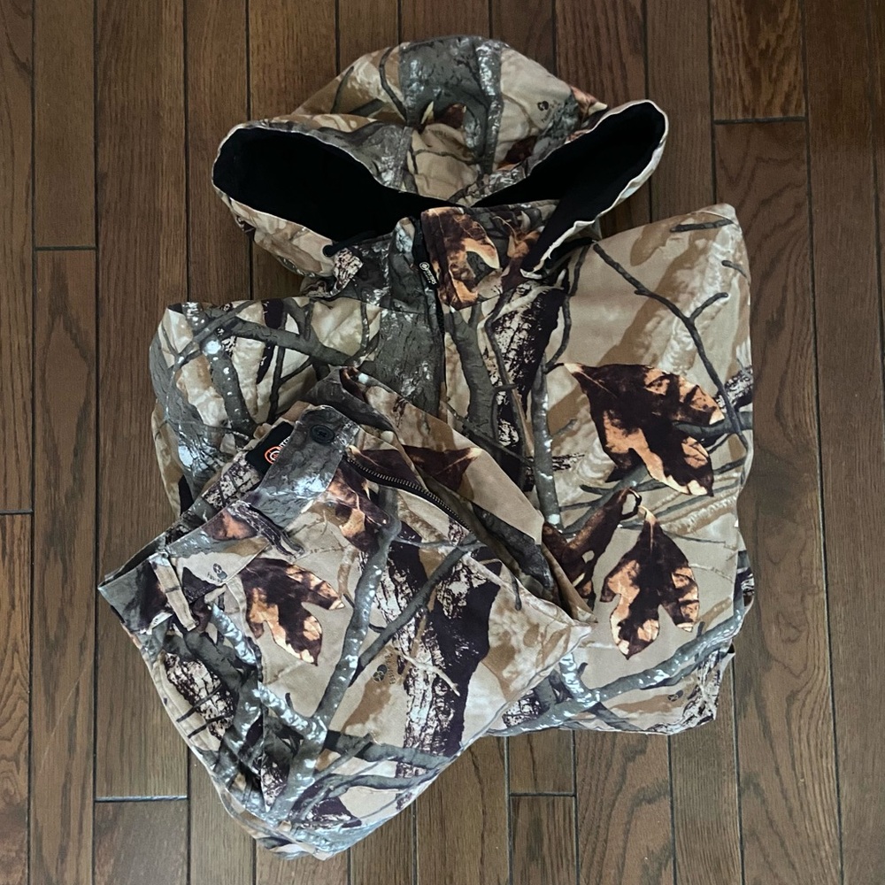 Outfitters Ridge FULL Camo Hunting Suit Set 2XL, 36/38 LIKE NEW!